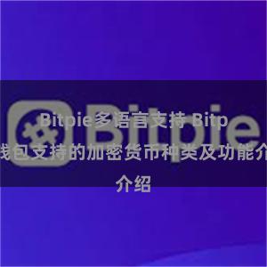 Bitpie多语言支持 Bitpie钱包支持的加密货币种类及功能介绍