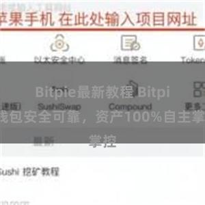 Bitpie最新教程 Bitpie钱包安全可靠，资产100%自主掌控