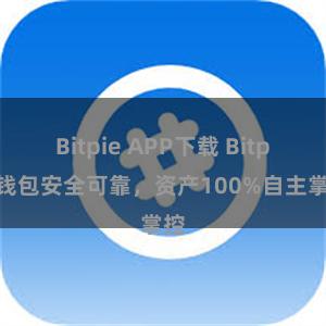 Bitpie APP下载 Bitpie钱包安全可靠，资产100%自主掌控