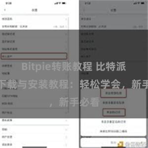 Bitpie转账教程 比特派钱包下载与安装教程：轻松学会，新手必看