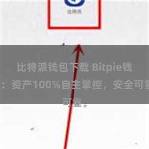 比特派钱包下载 Bitpie钱包：资产100%自主掌控，安全可靠。